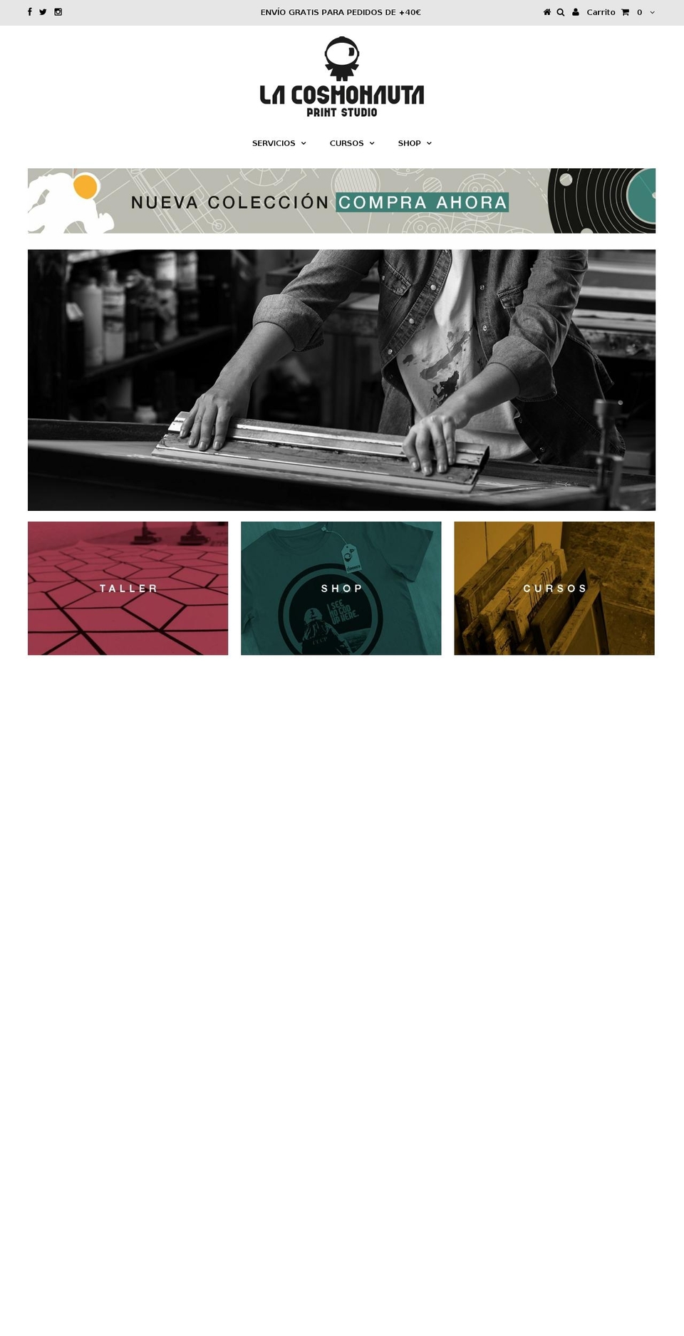 serigrafialicante.com — Shopify storefront screenshot