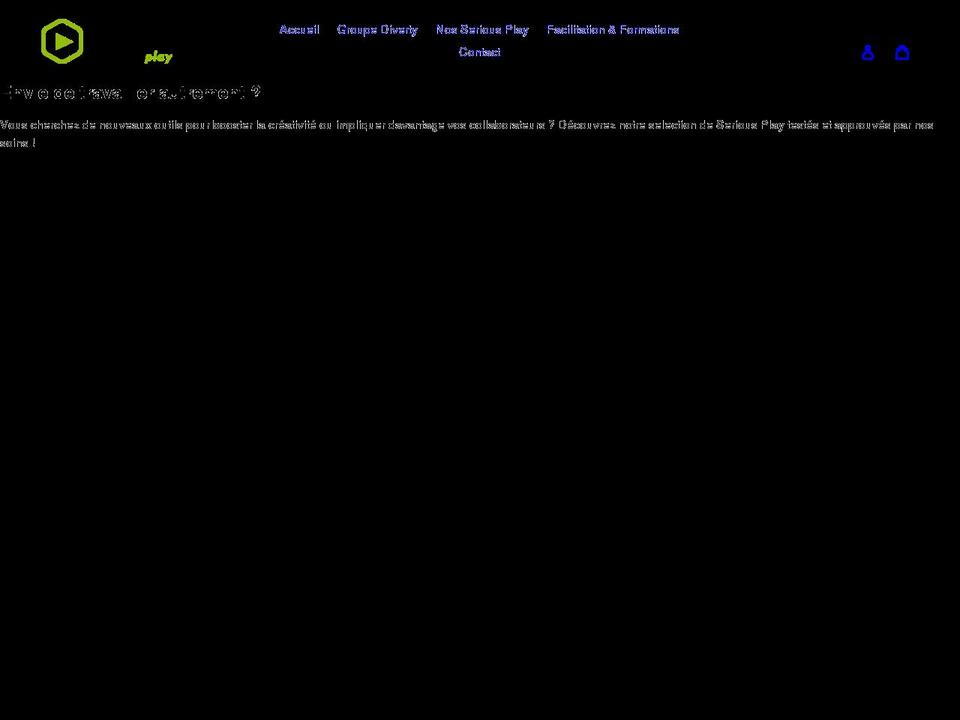 serious-play.fr shopify website screenshot