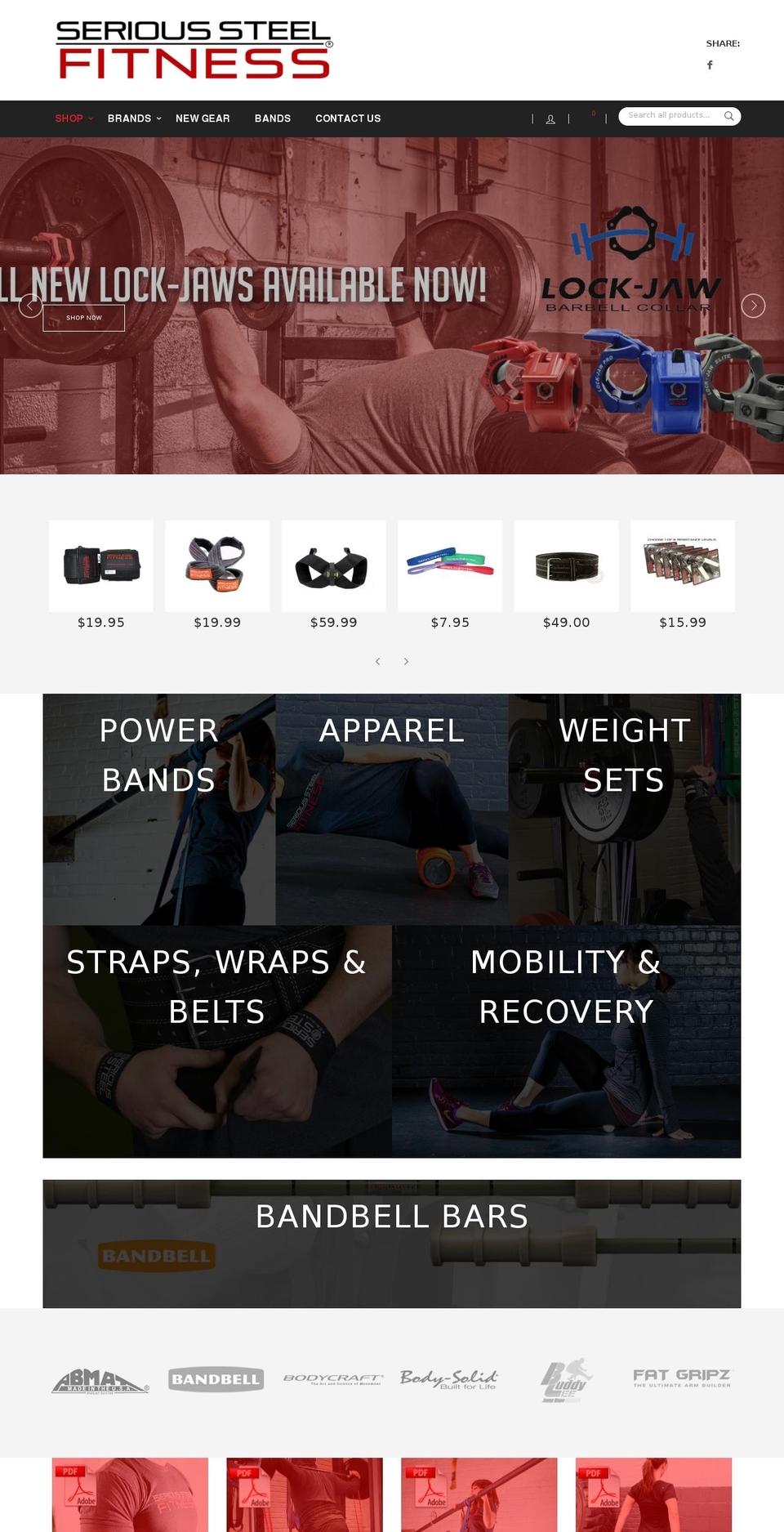 serioussteel.com shopify website screenshot