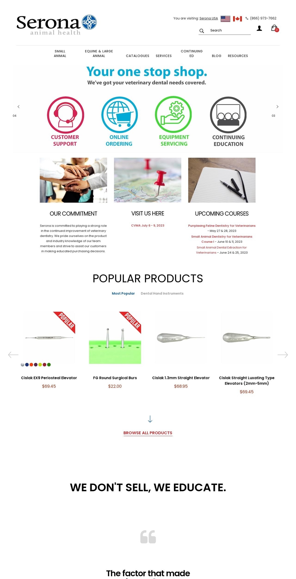 shopify-theme-clone-may-- Shopify theme site example serona.vet