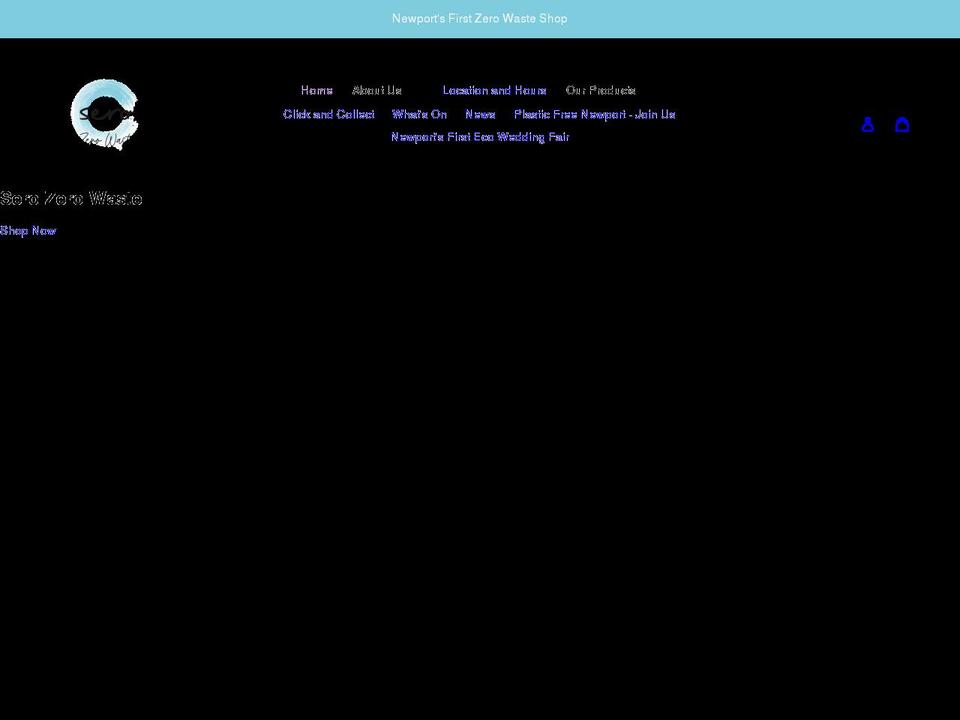 serozerowaste.co.uk shopify website screenshot