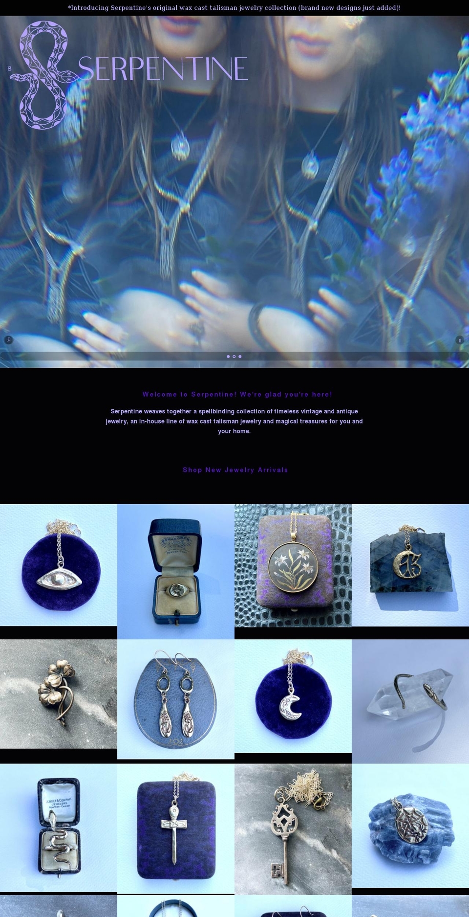 serpentinepdx.com shopify website screenshot
