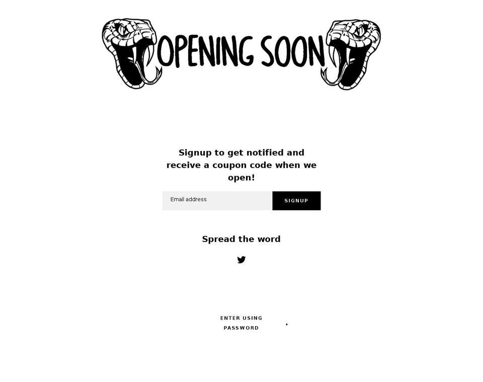 serpentstore.com — Shopify storefront screenshot