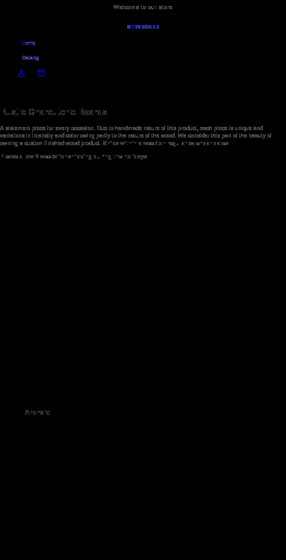 servboardtx.com shopify website screenshot