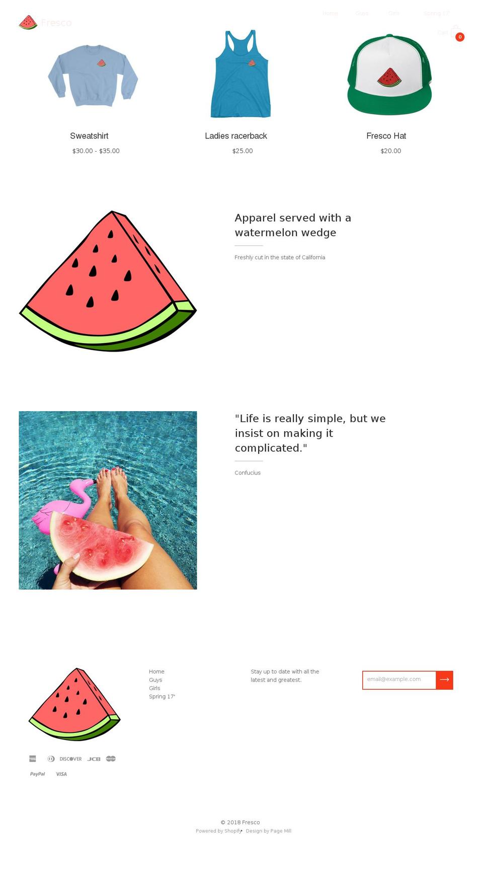 servedwithawedge.com — Shopify storefront screenshot