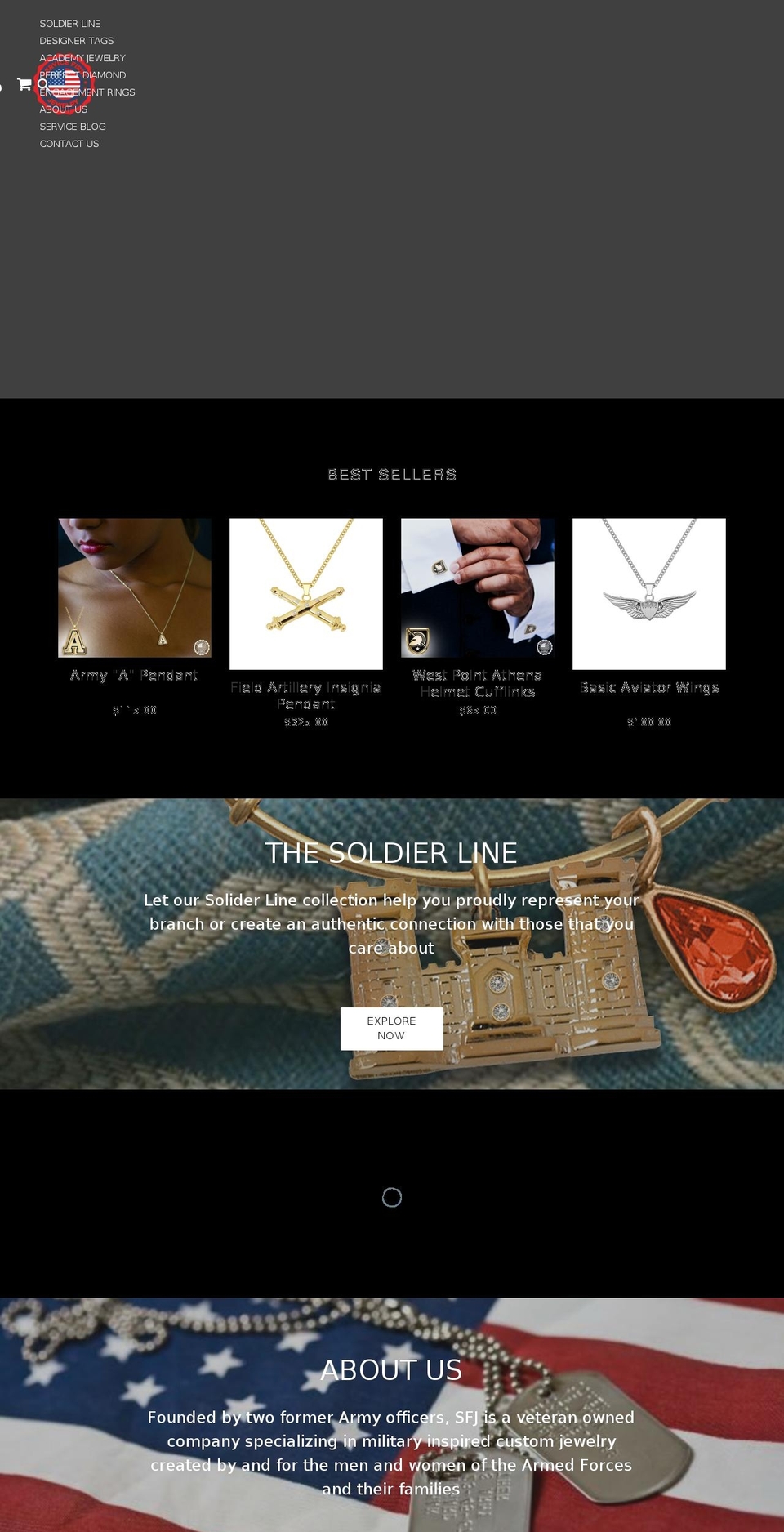 servicefirstjewelry.com — Shopify storefront screenshot