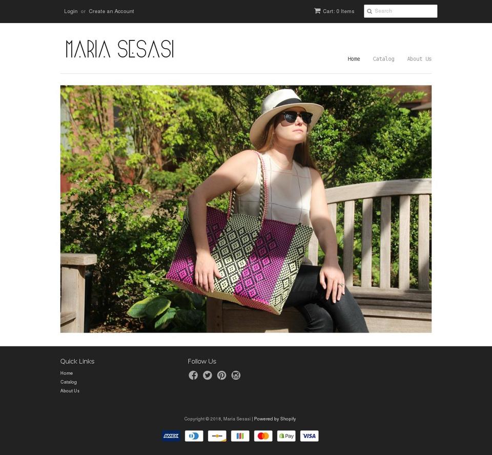 sesasi.com — Shopify storefront screenshot