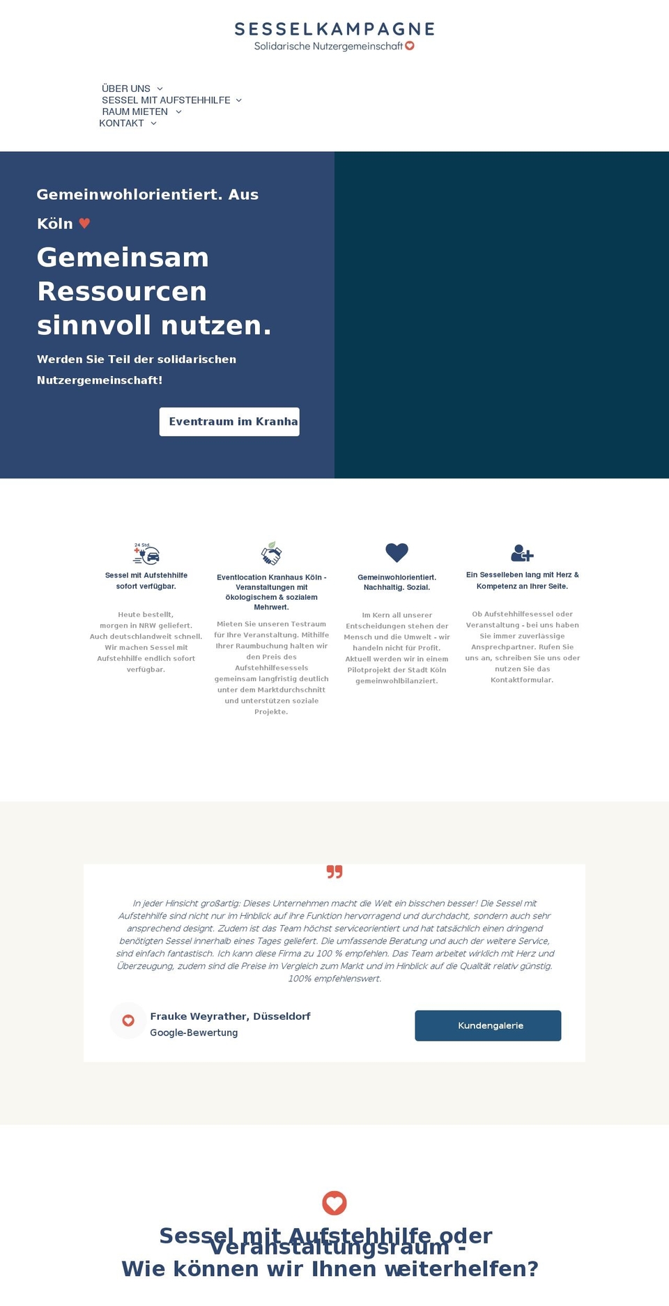 sessel theme Shopify theme site example sesselkampagne.de