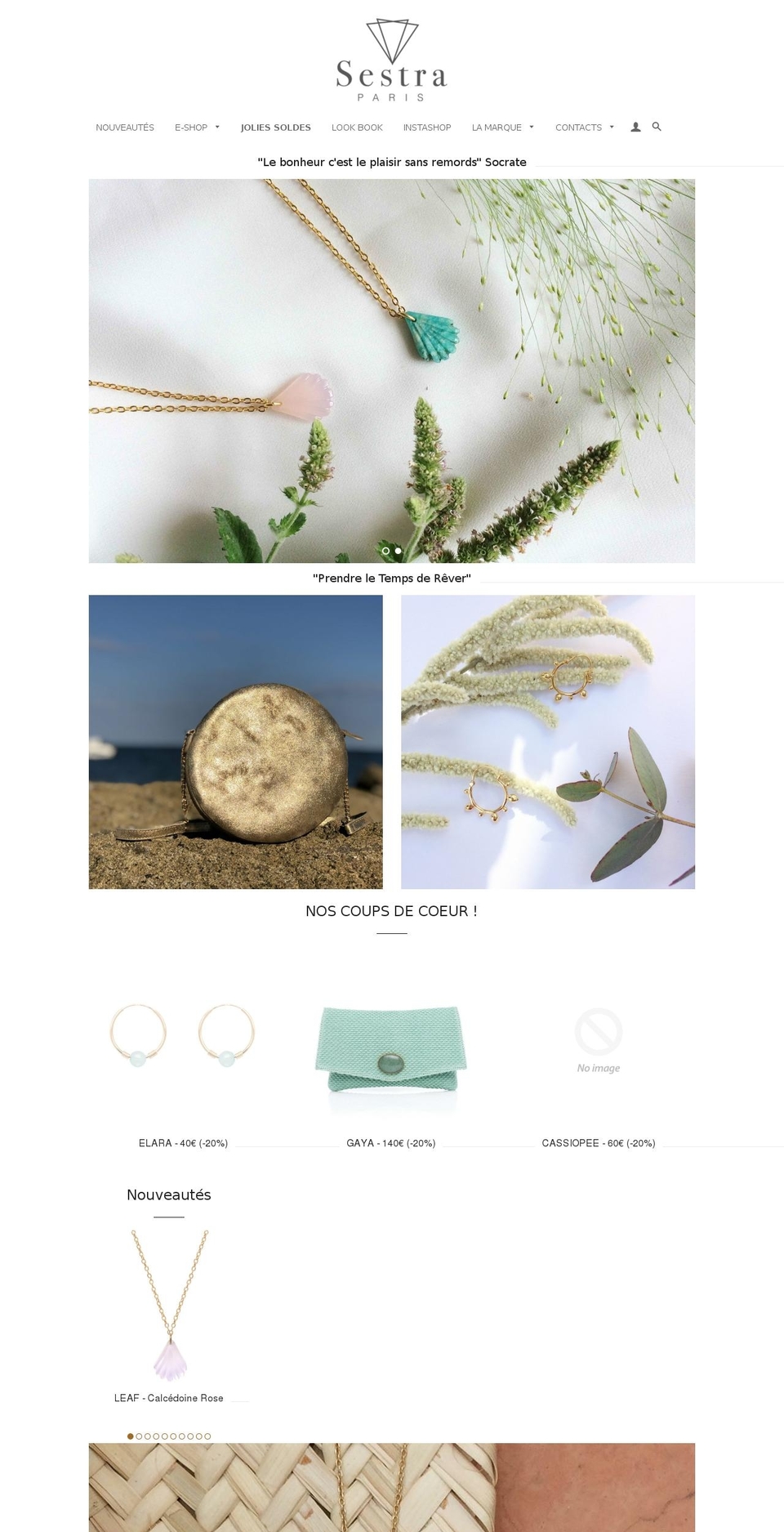 sestra-paris.com shopify website screenshot
