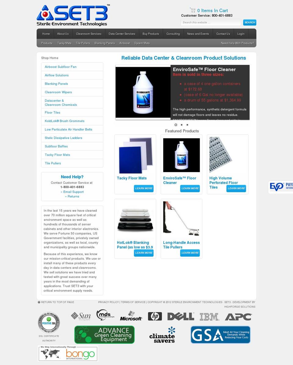 set3.net shopify website screenshot