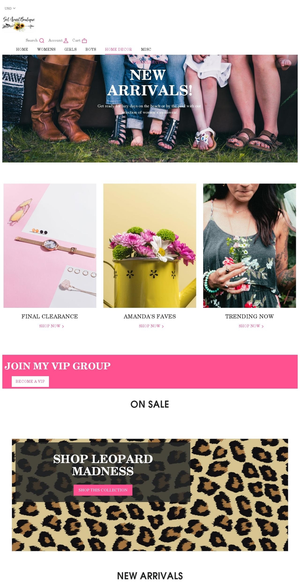 setapart.boutique shopify website screenshot