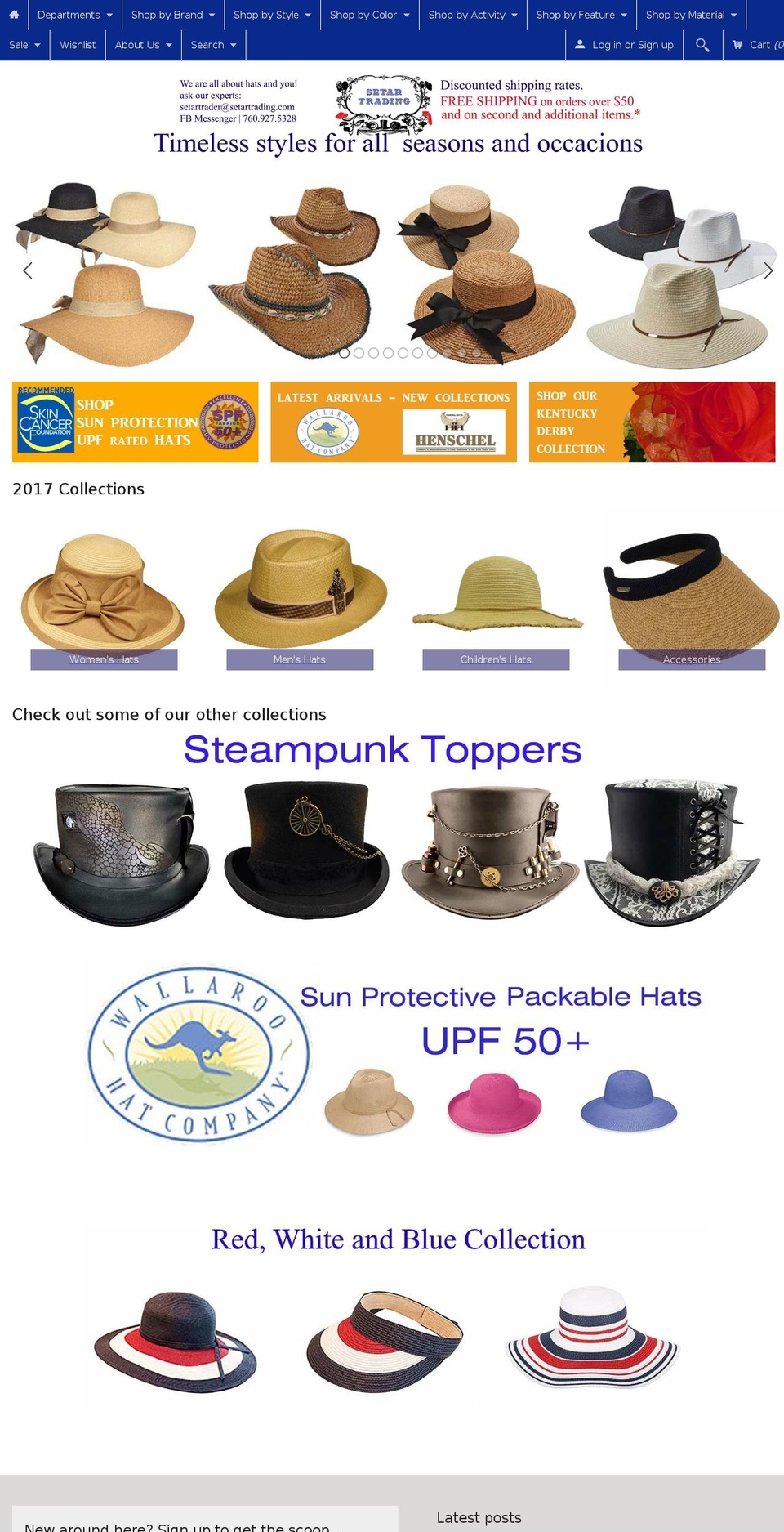 setartrading.com shopify website screenshot