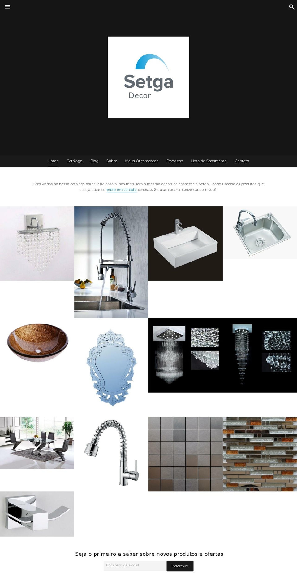 setgadecor.com shopify website screenshot