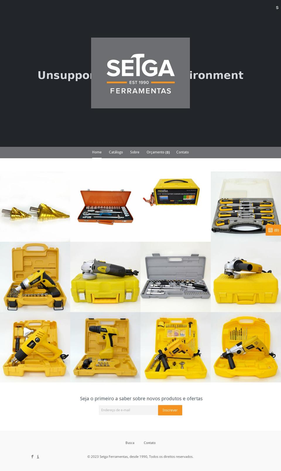 setgaferramentas.com shopify website screenshot