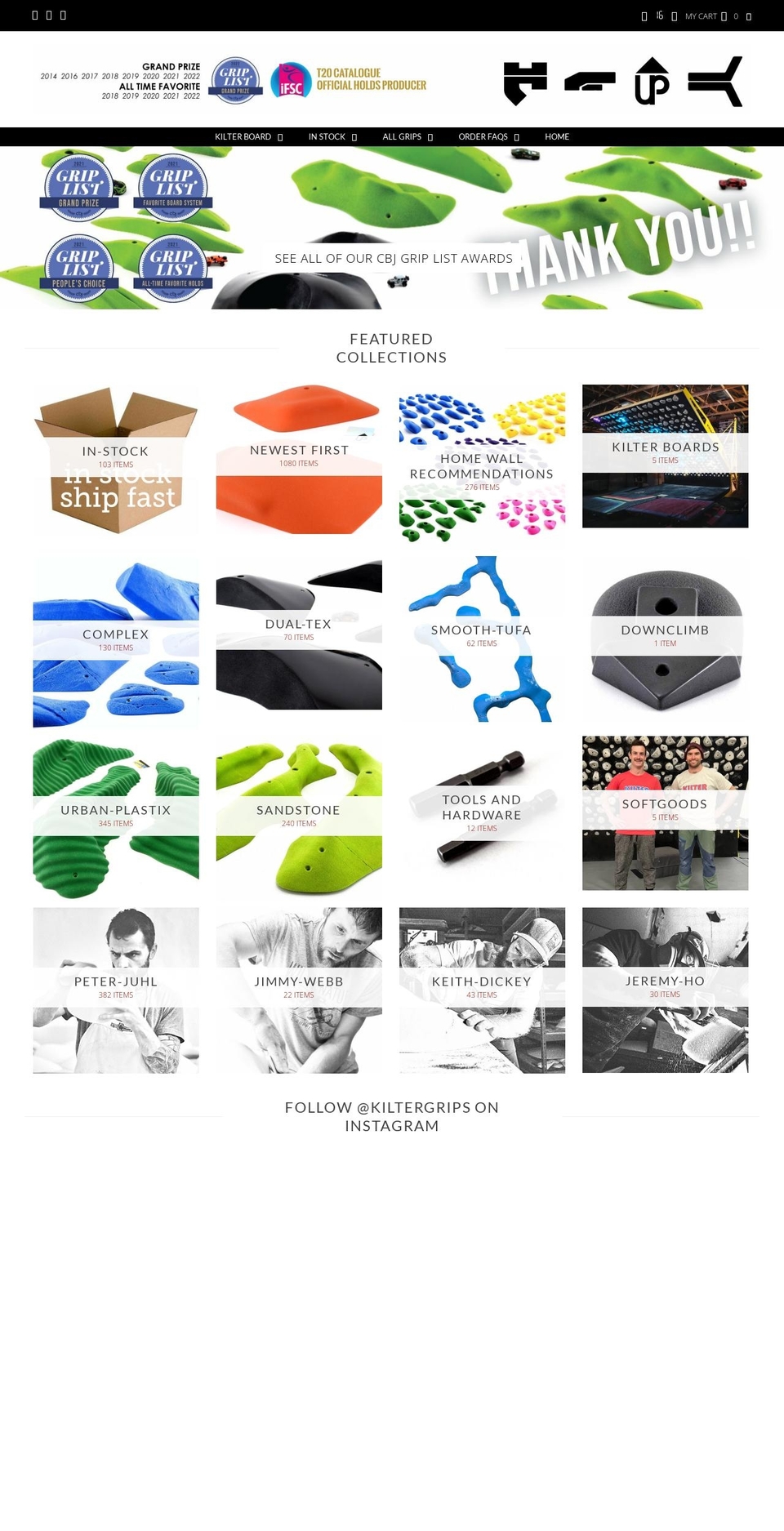 settercloset.com — Shopify storefront screenshot