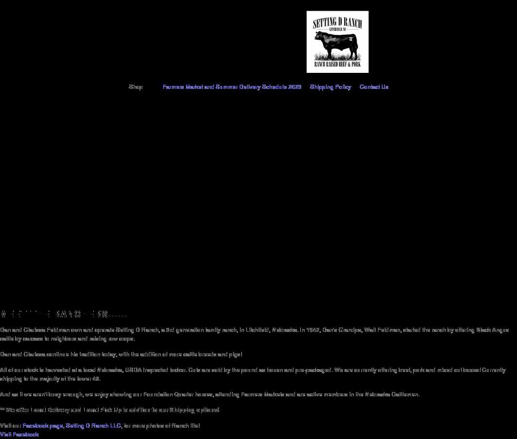settingdranch.com shopify website screenshot