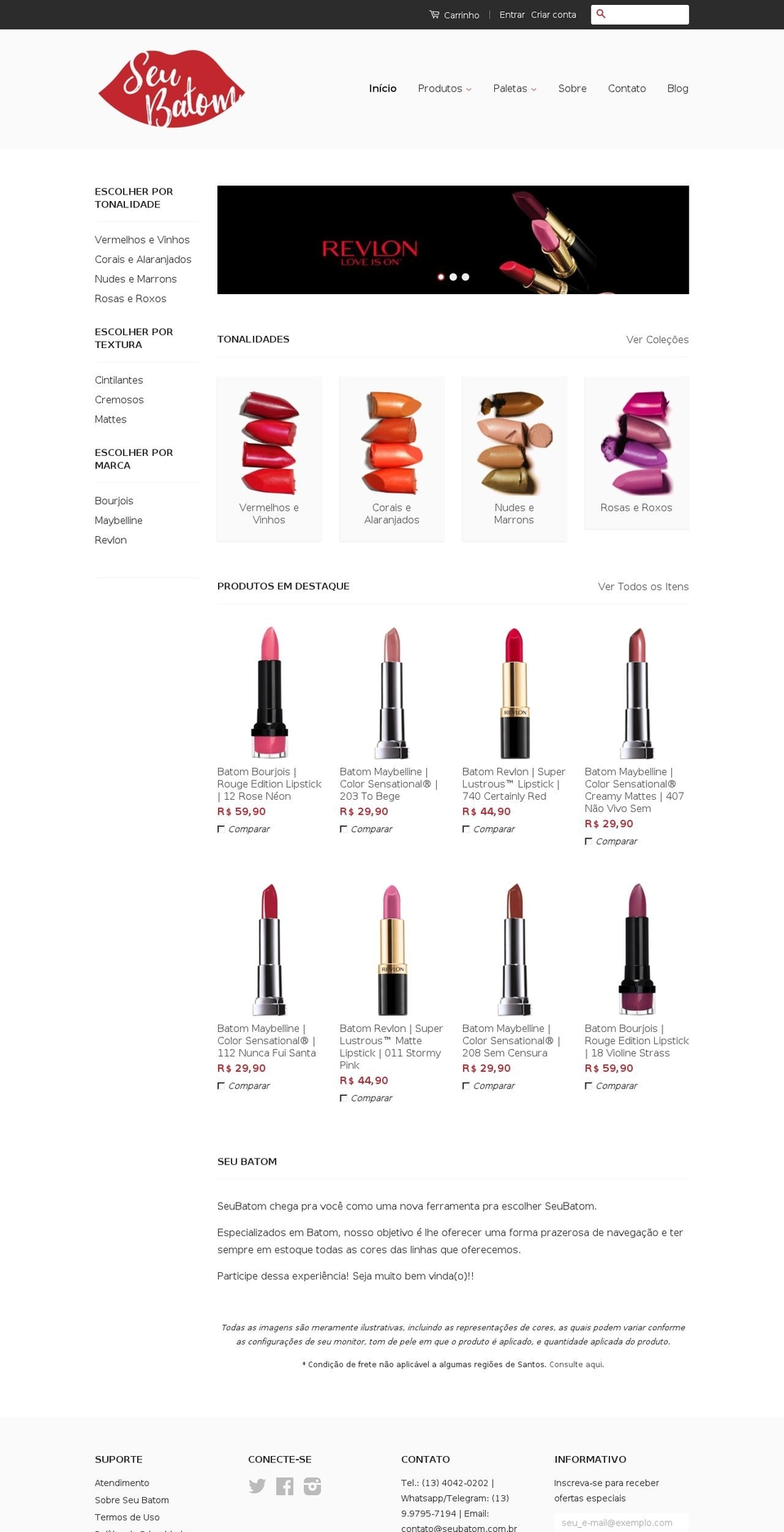 seubatom.net shopify website screenshot