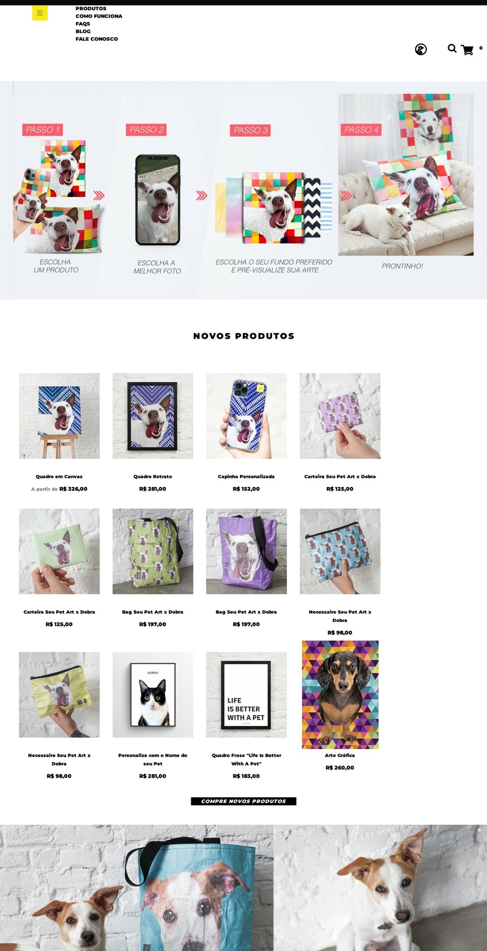 seupetart.com.br shopify website screenshot