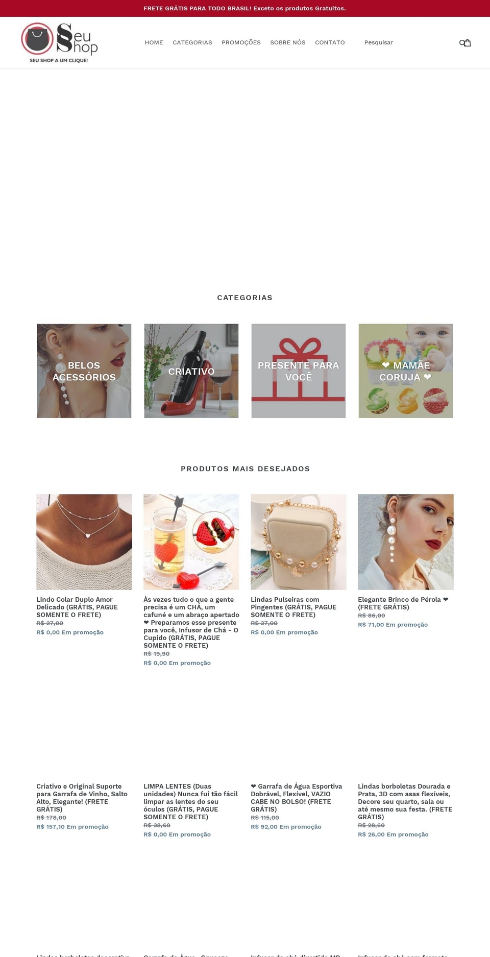 seushop.com — Shopify storefront screenshot