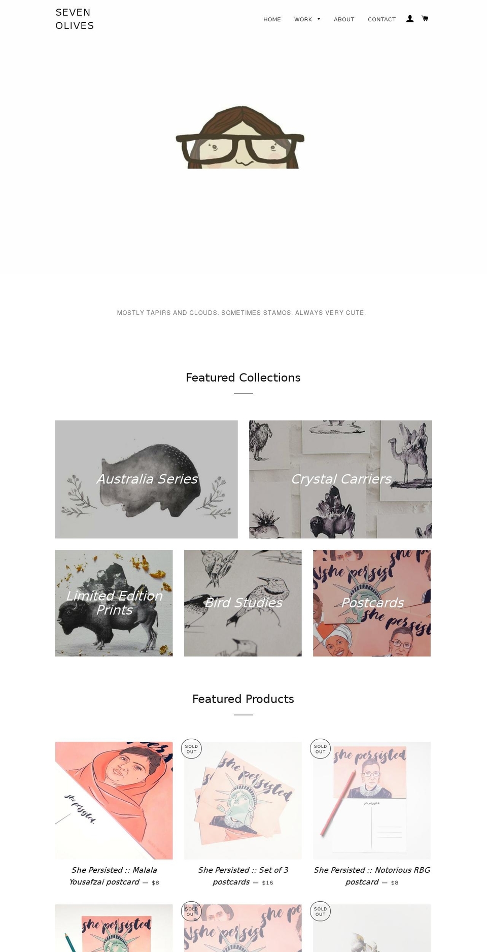 seven-olives.com shopify website screenshot
