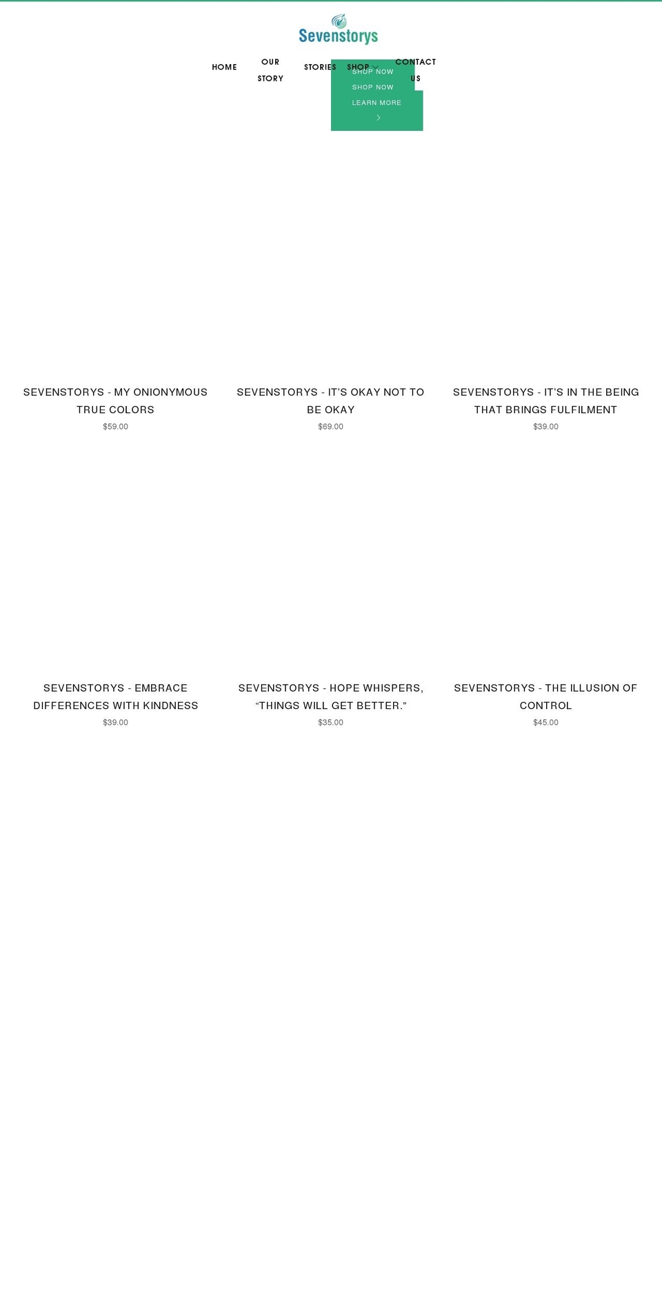 seven-storys.myshopify.com shopify website screenshot