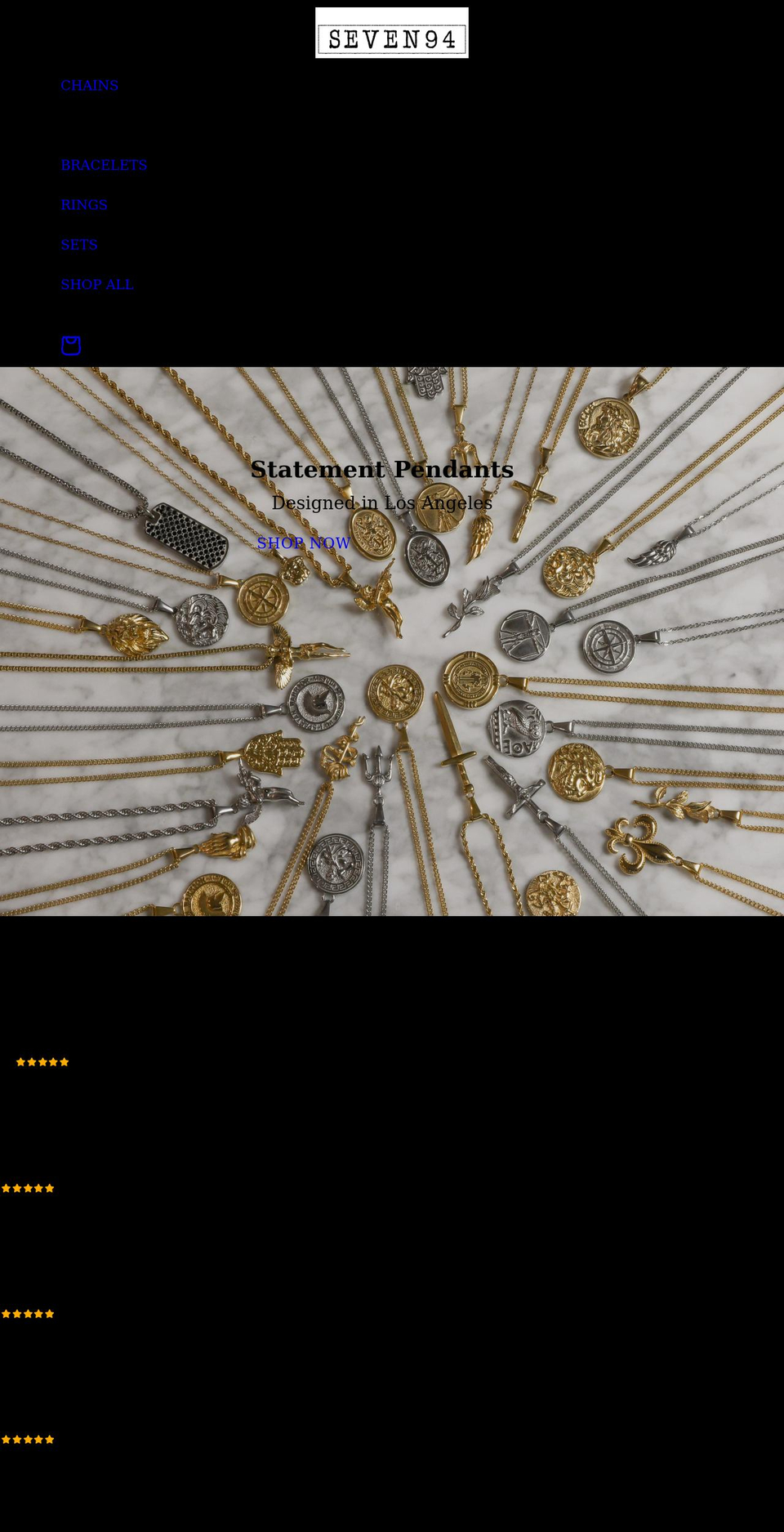 seven94.com shopify website screenshot