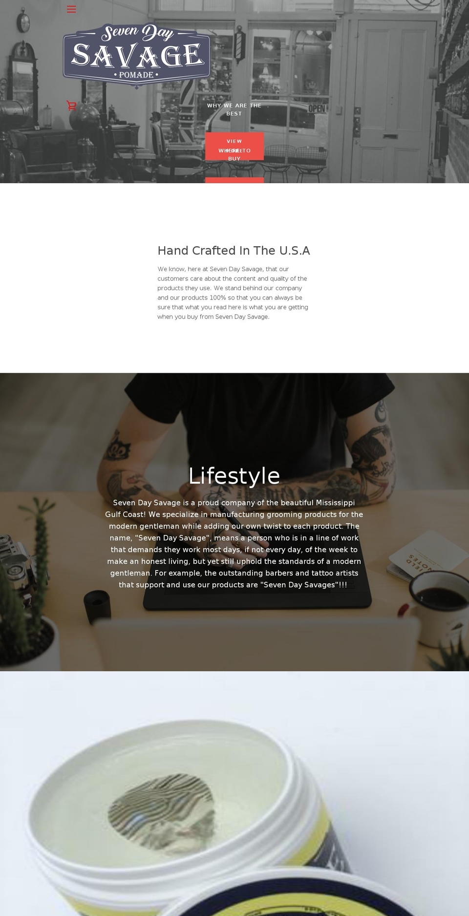 sevendaysavage.com shopify website screenshot