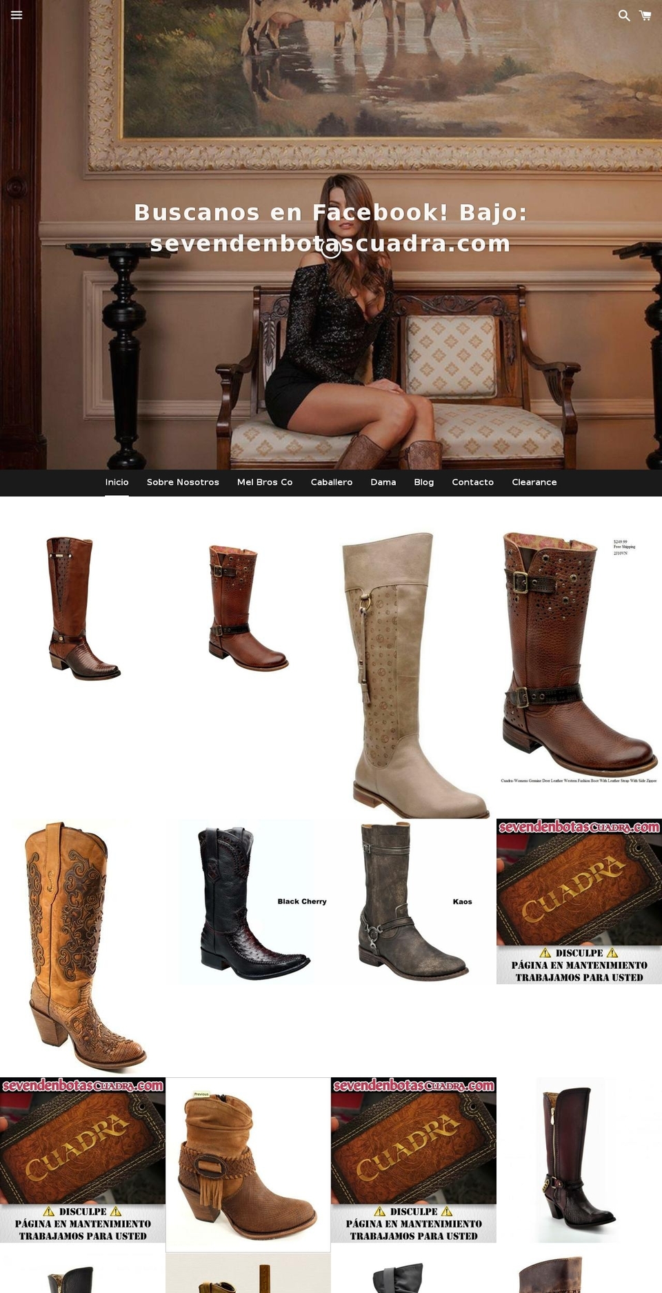 sevendenbotascuadra.com shopify website screenshot