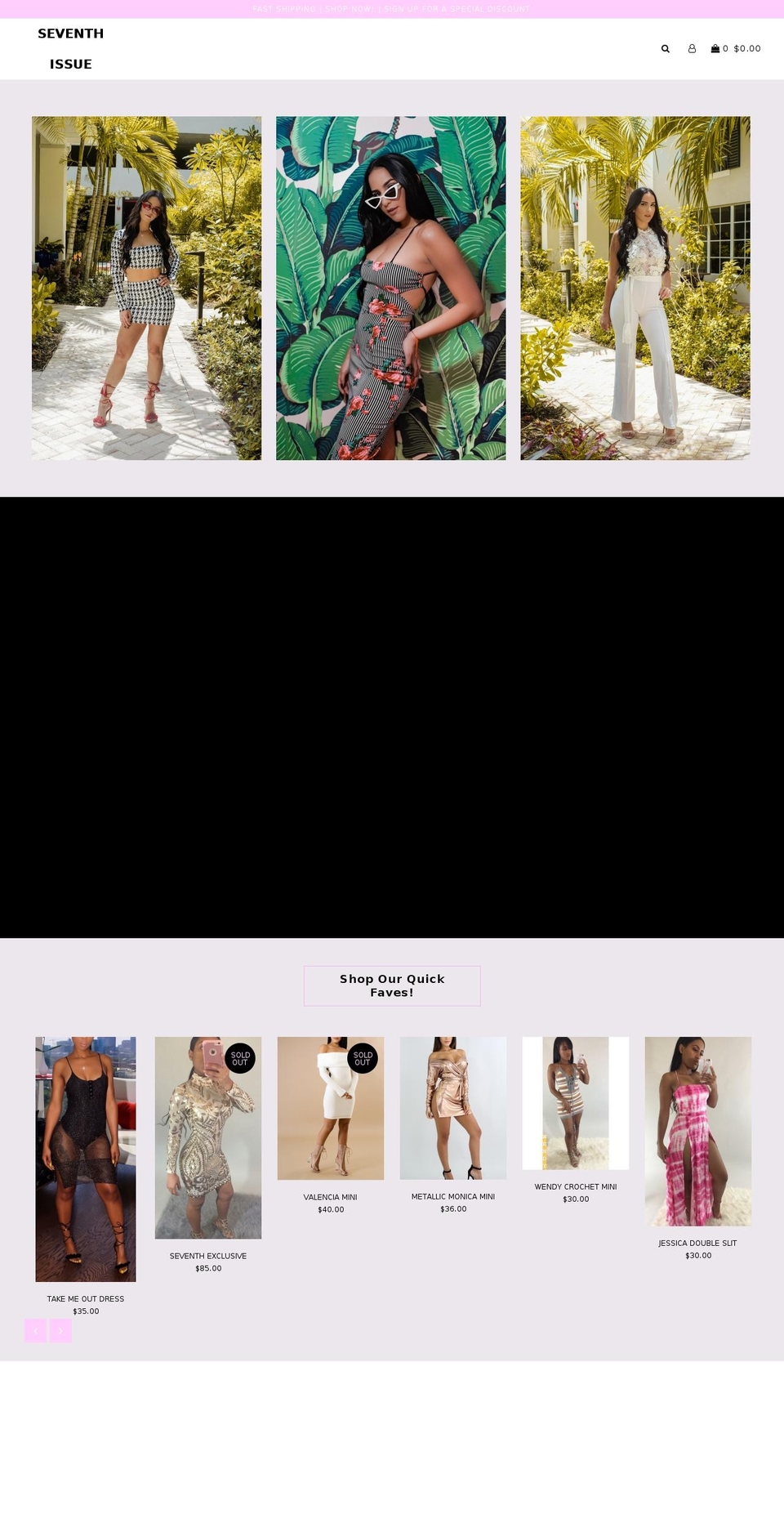 seventhissue.com — Shopify storefront screenshot