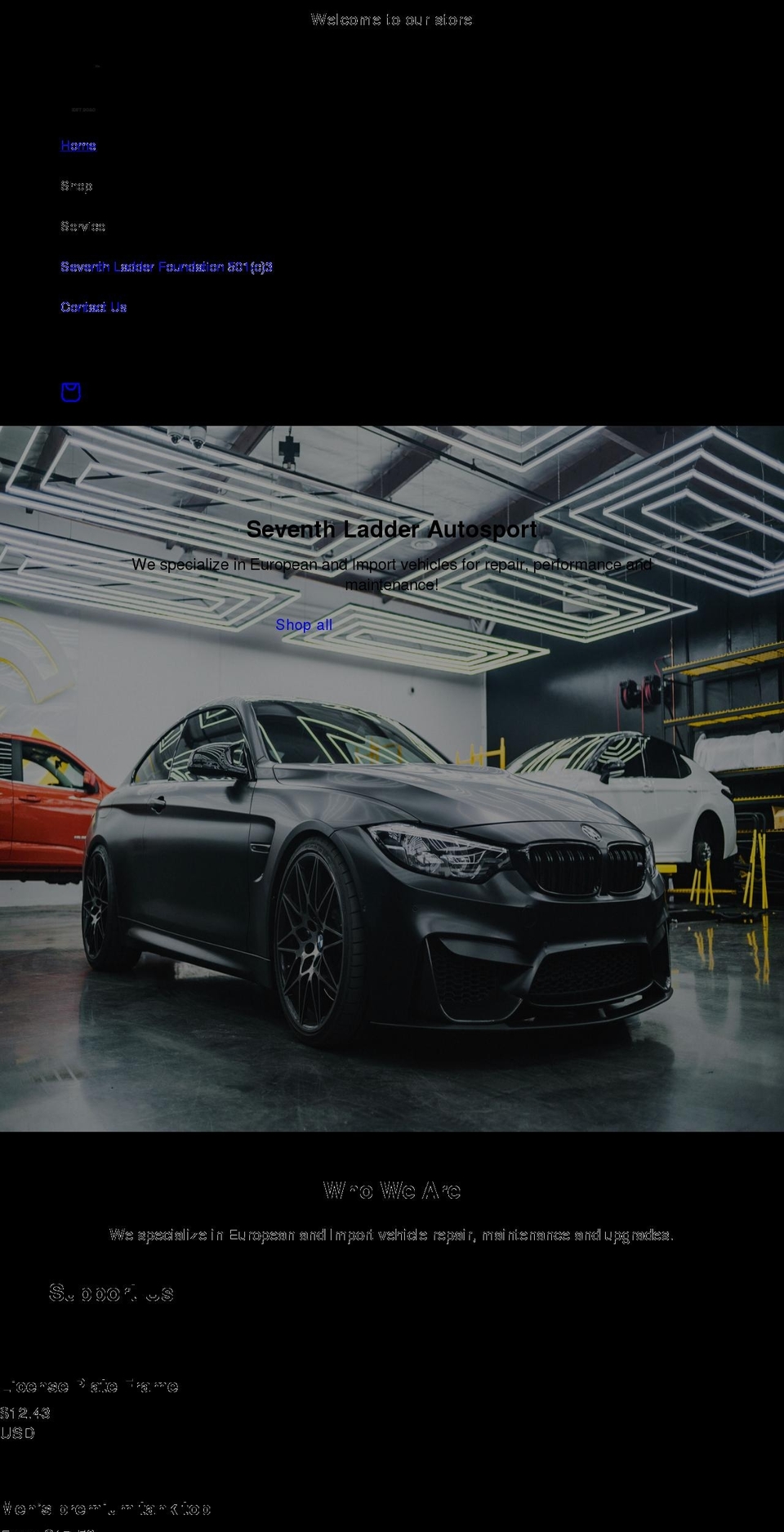 seventhladderind.com shopify website screenshot