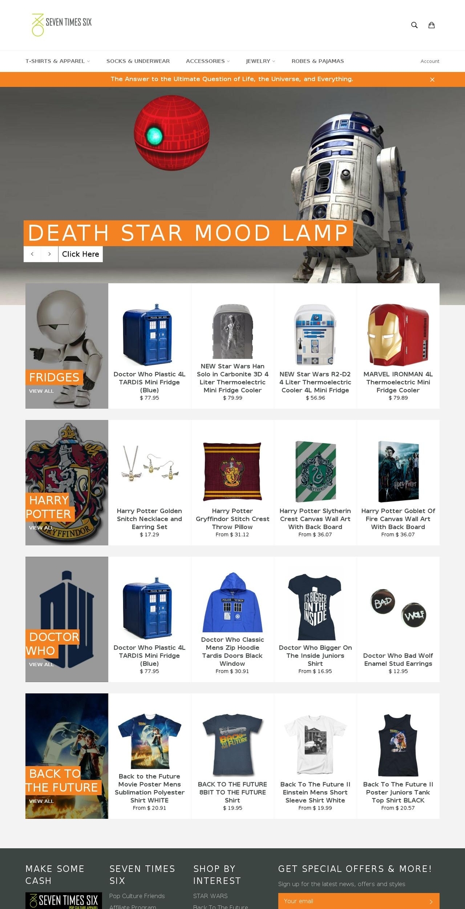 seventimessix.com shopify website screenshot