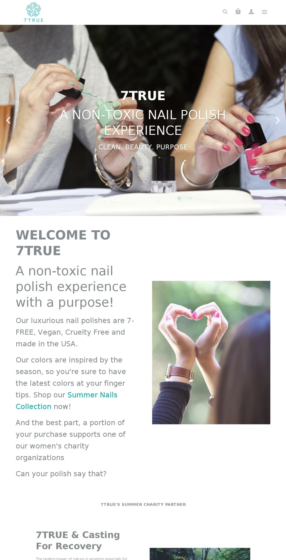 seventrue.com shopify website screenshot
