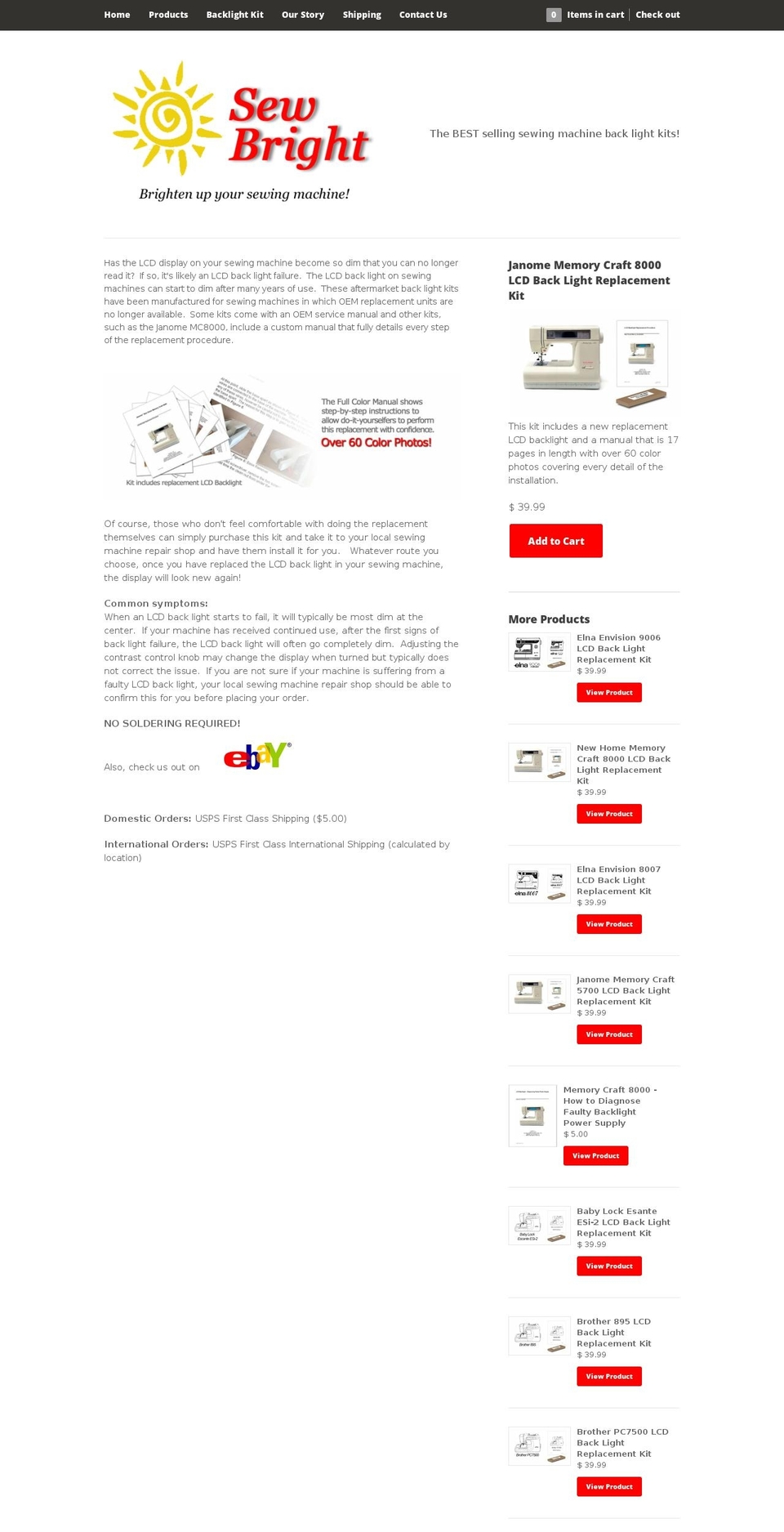 sew-bright.com shopify website screenshot
