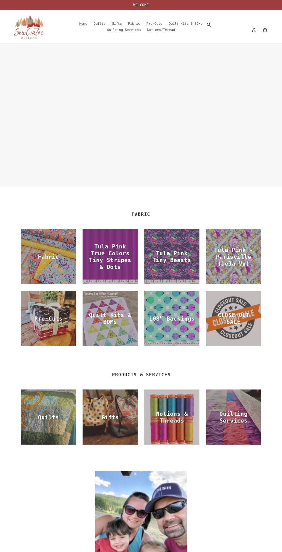 sewcrazee-designs.myshopify.com shopify website screenshot