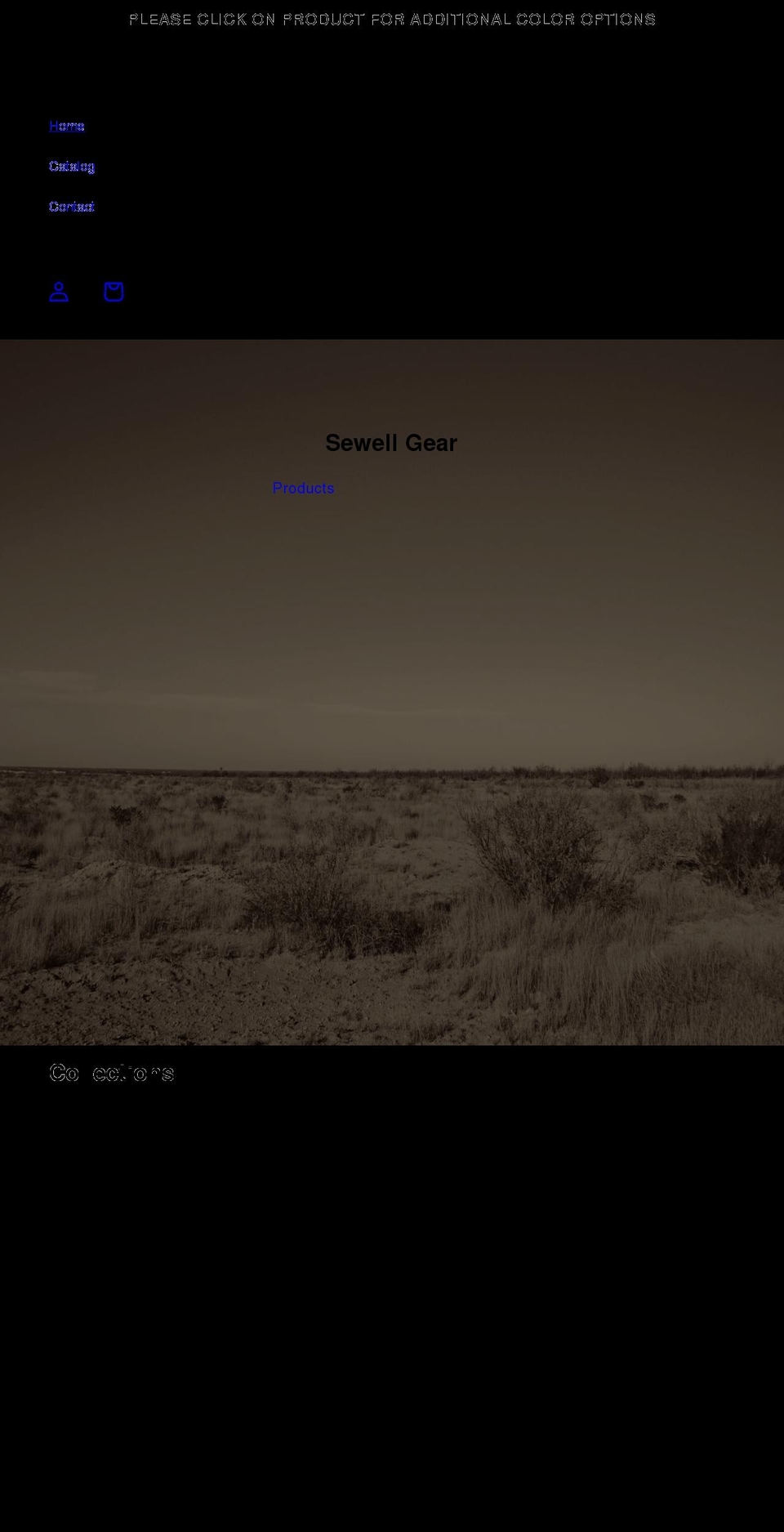 sewellgear.com shopify website screenshot