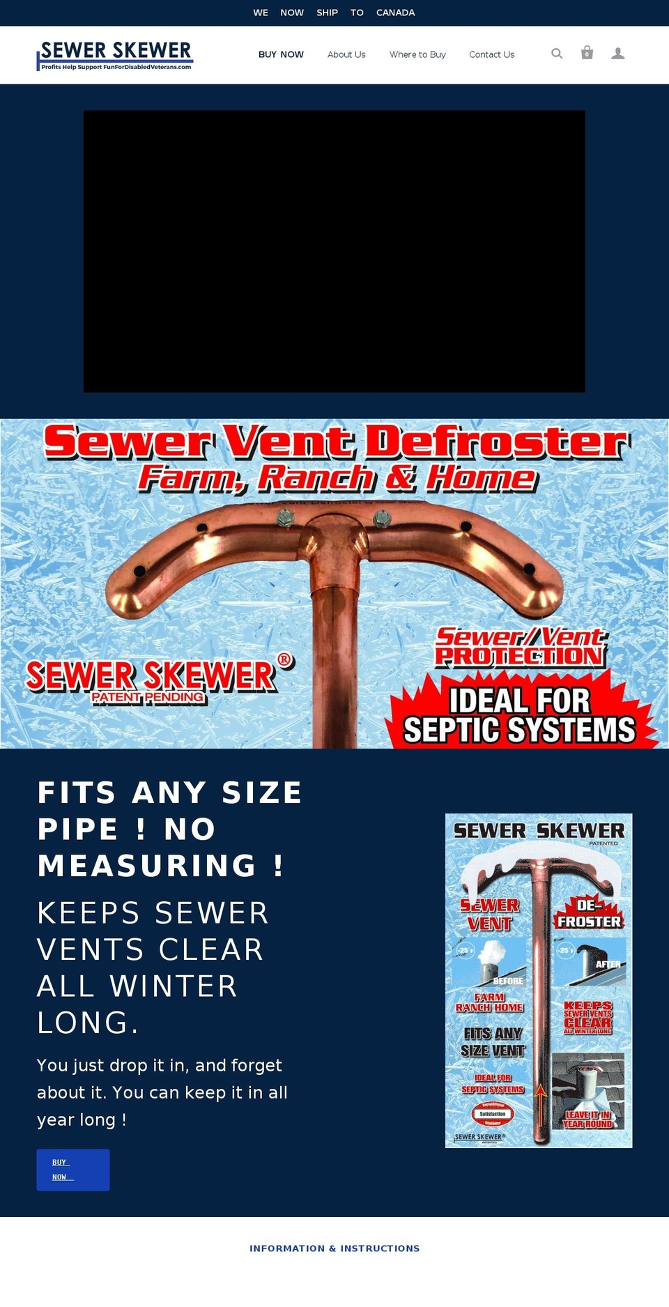 sewerskewer.com shopify website screenshot