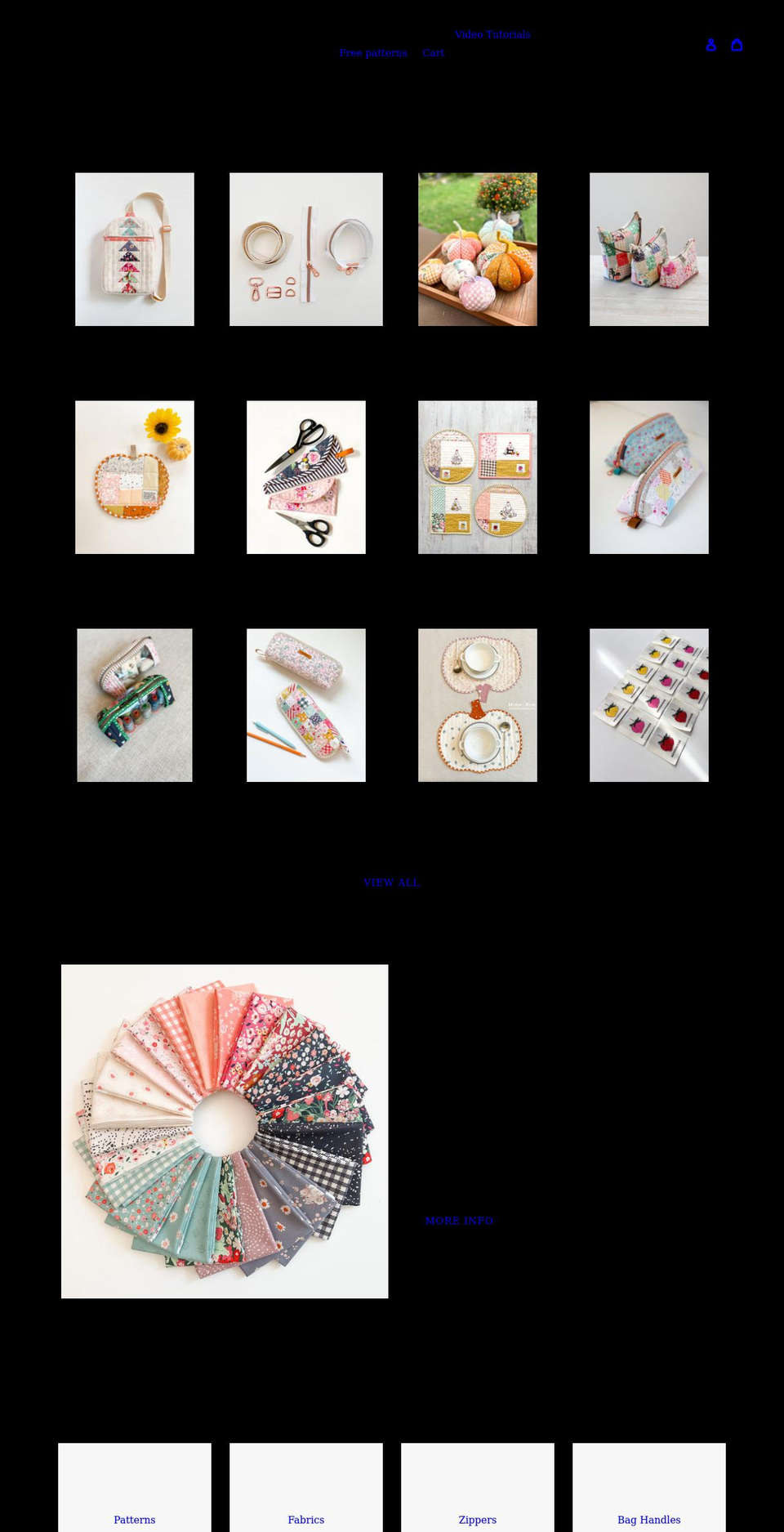 sewingillustration.com shopify website screenshot