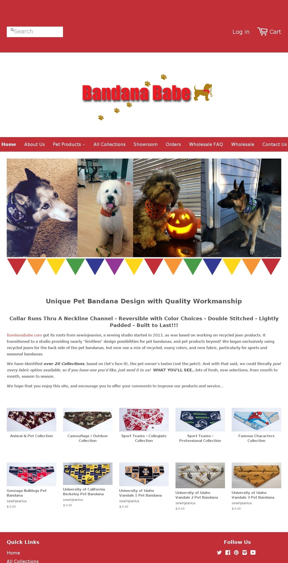 sewinjeanius.com shopify website screenshot