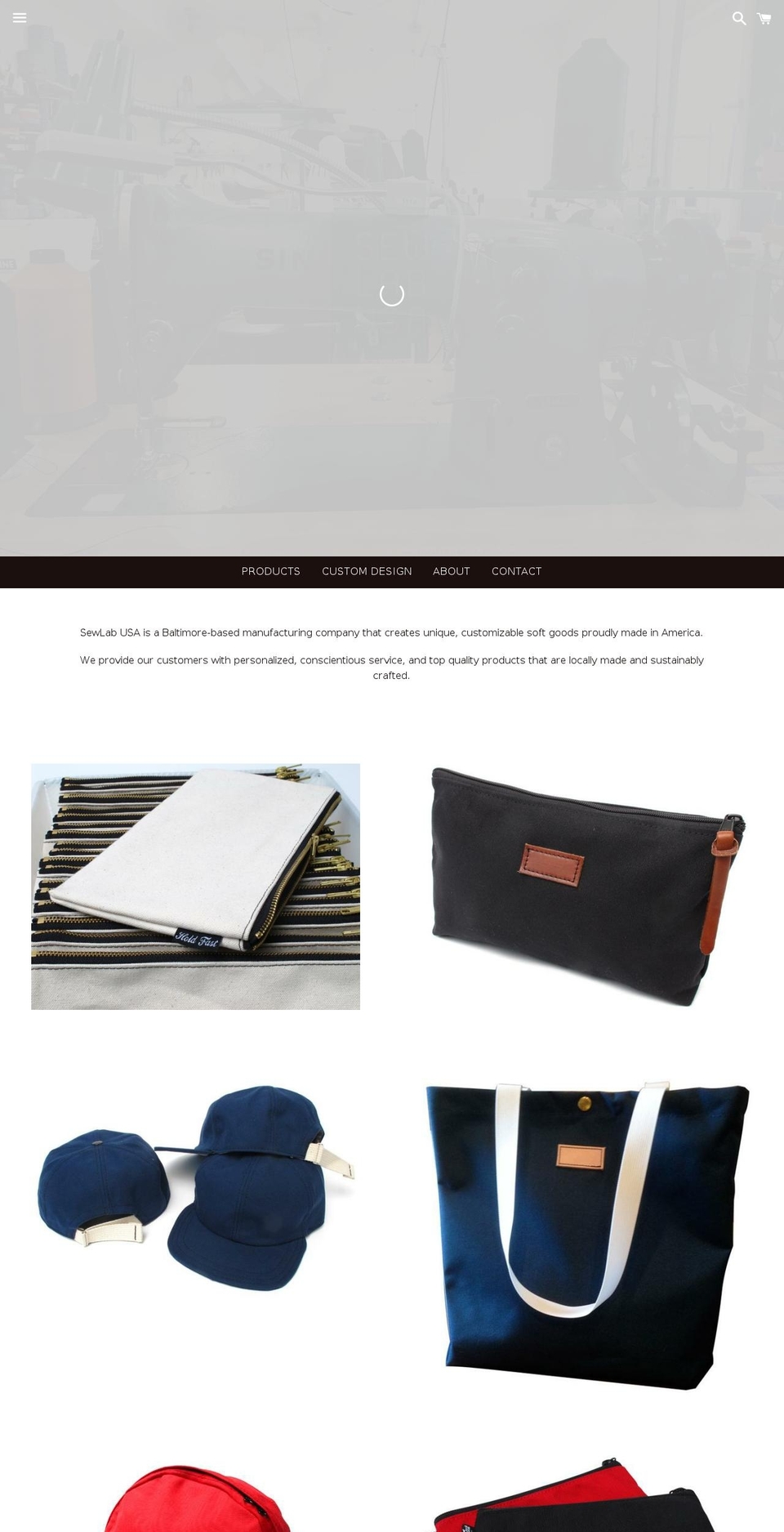 sewlabusa.com shopify website screenshot