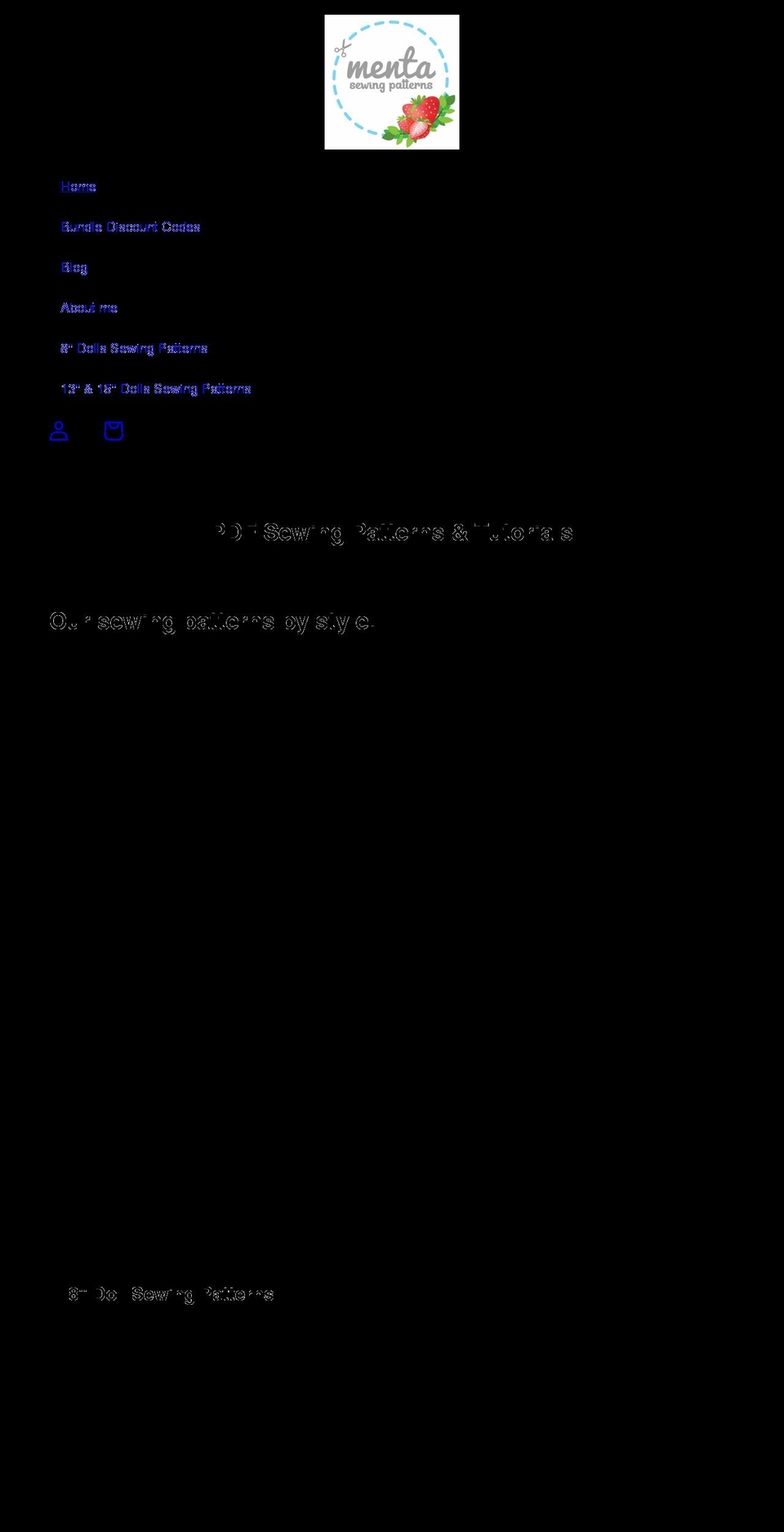 sewmenta.com — Shopify storefront screenshot