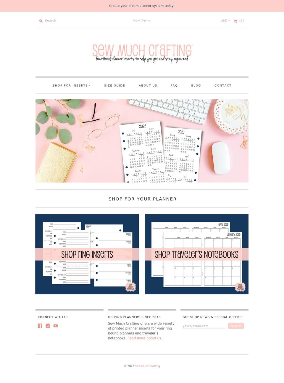 sewmuchcrafting.com shopify website screenshot