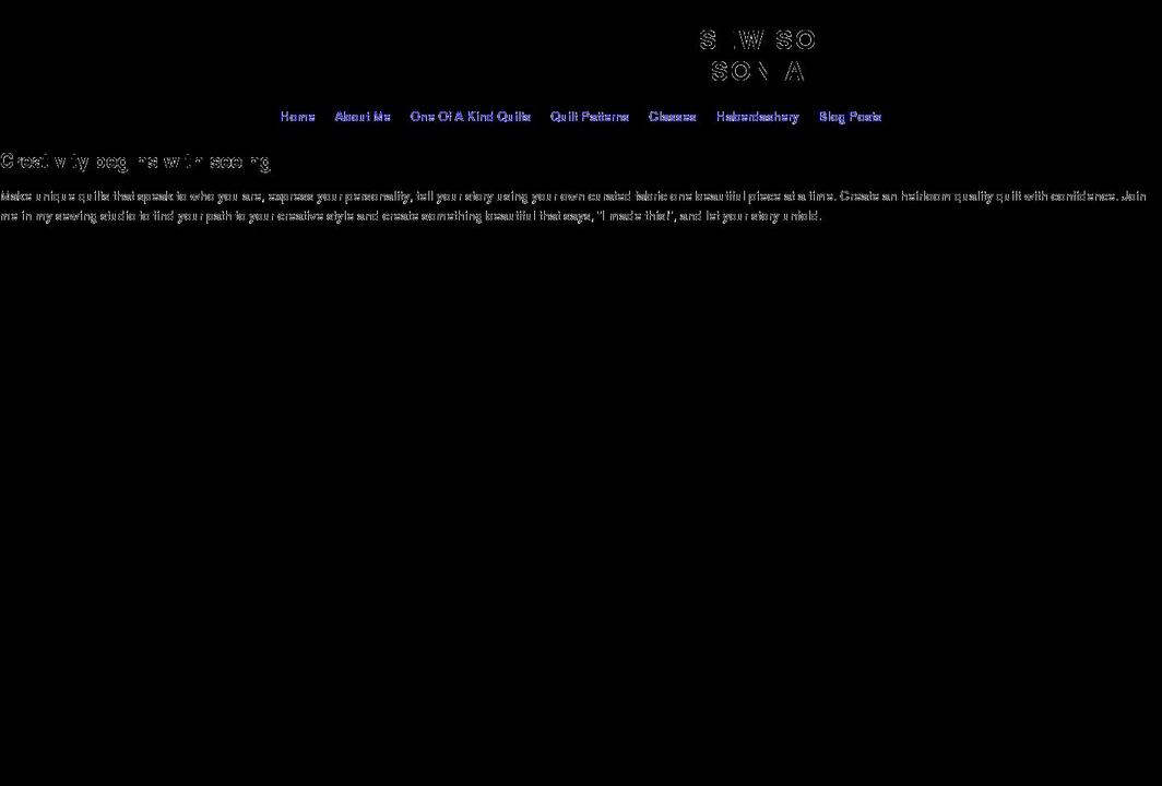 sewsosonia.com shopify website screenshot