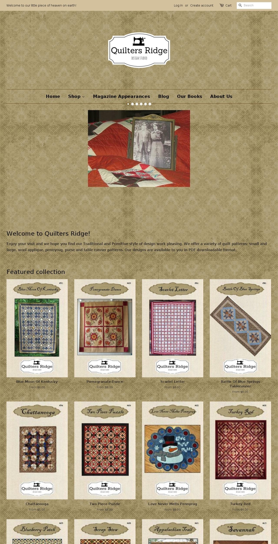 sewuniquecreations.com — Shopify storefront screenshot