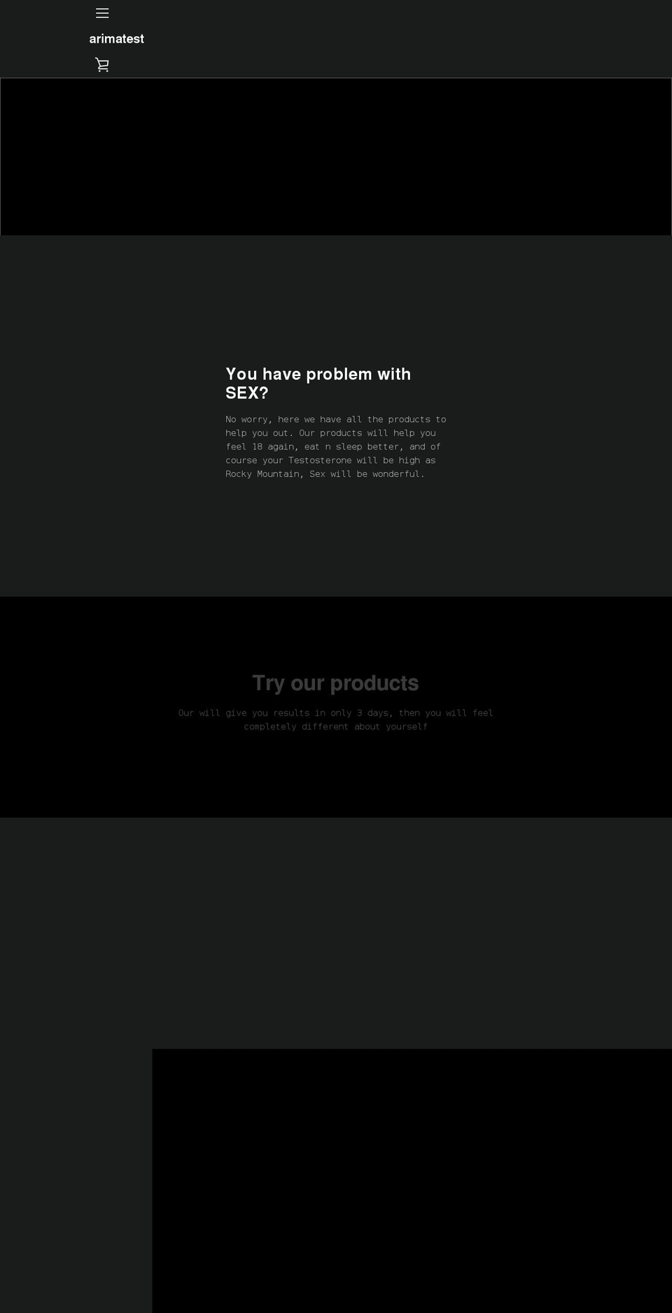 sexxup.com shopify website screenshot