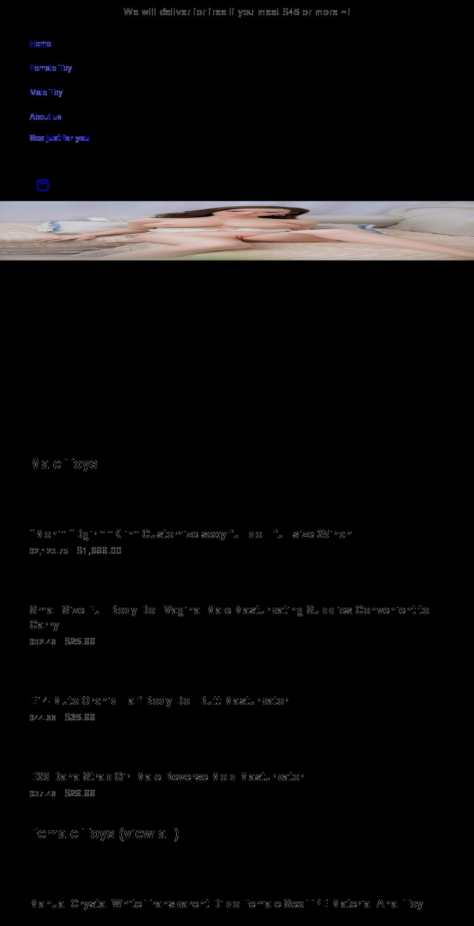 sexydolll.com shopify website screenshot