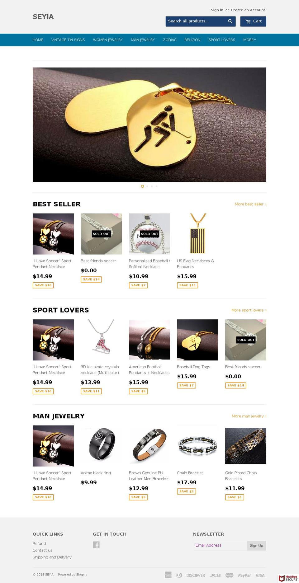 seyiadesign.com — Shopify storefront screenshot