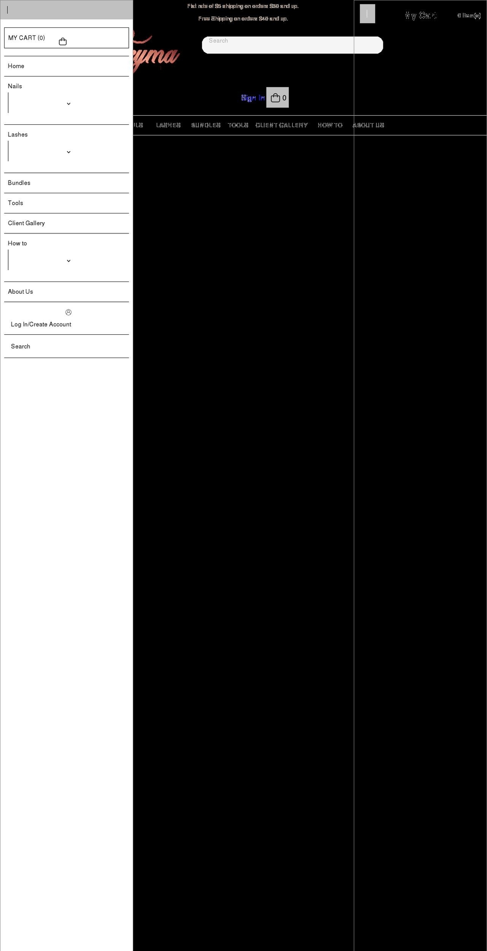 seymacosmetics.com shopify website screenshot