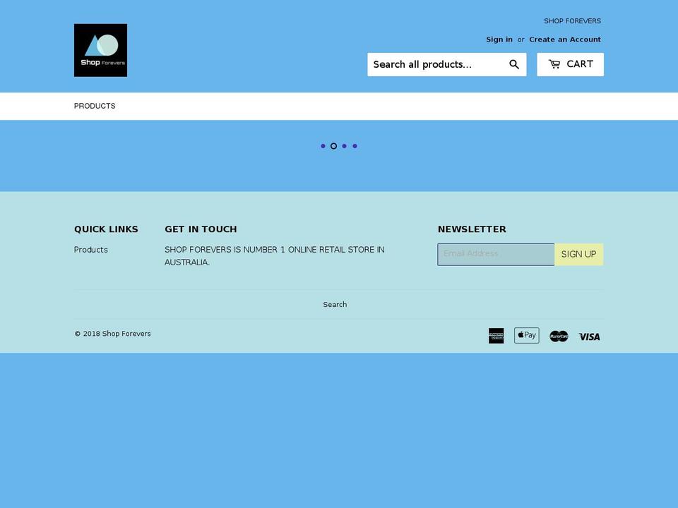 sfevers.com — Shopify storefront screenshot