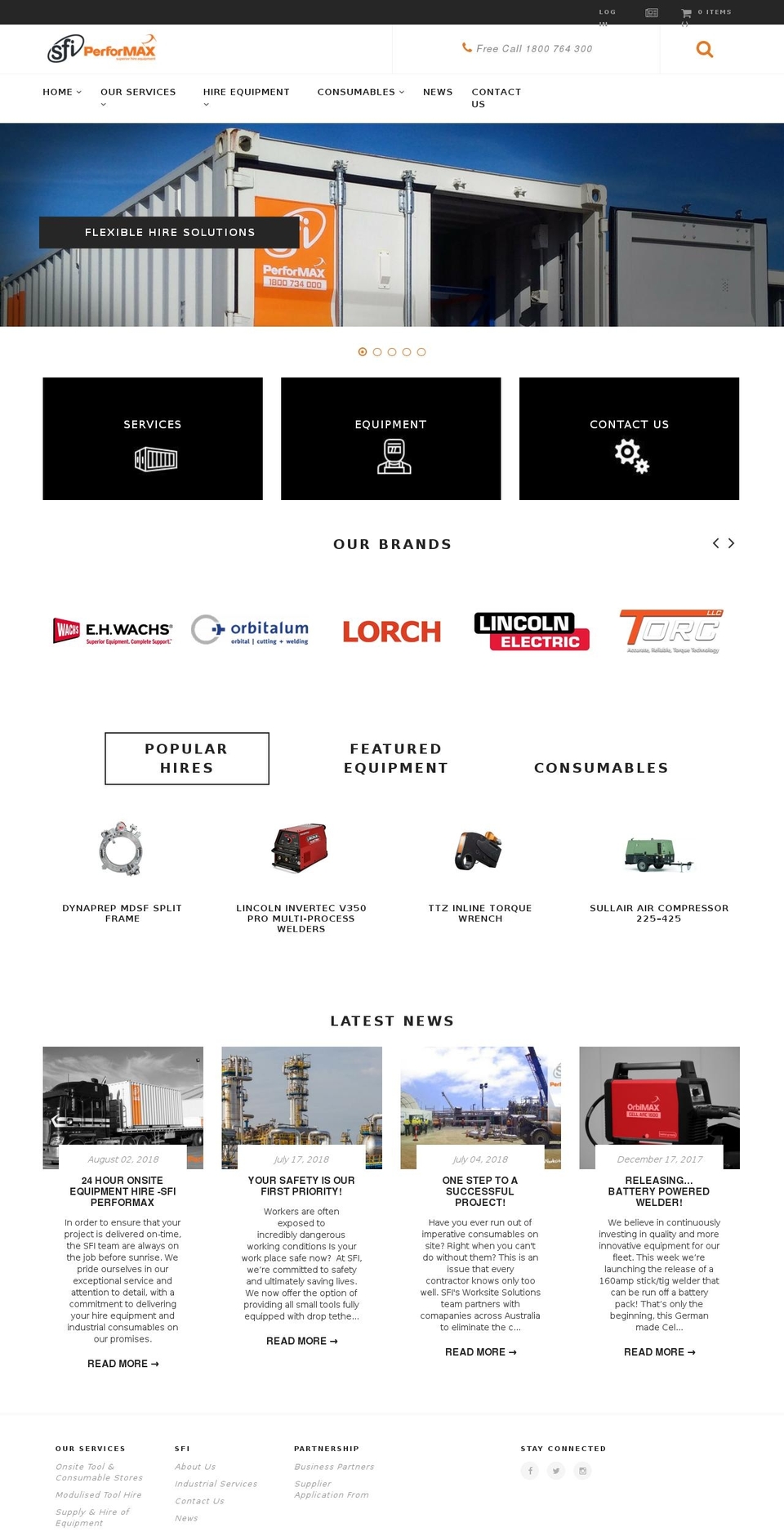 sfiperformax.com.au shopify website screenshot