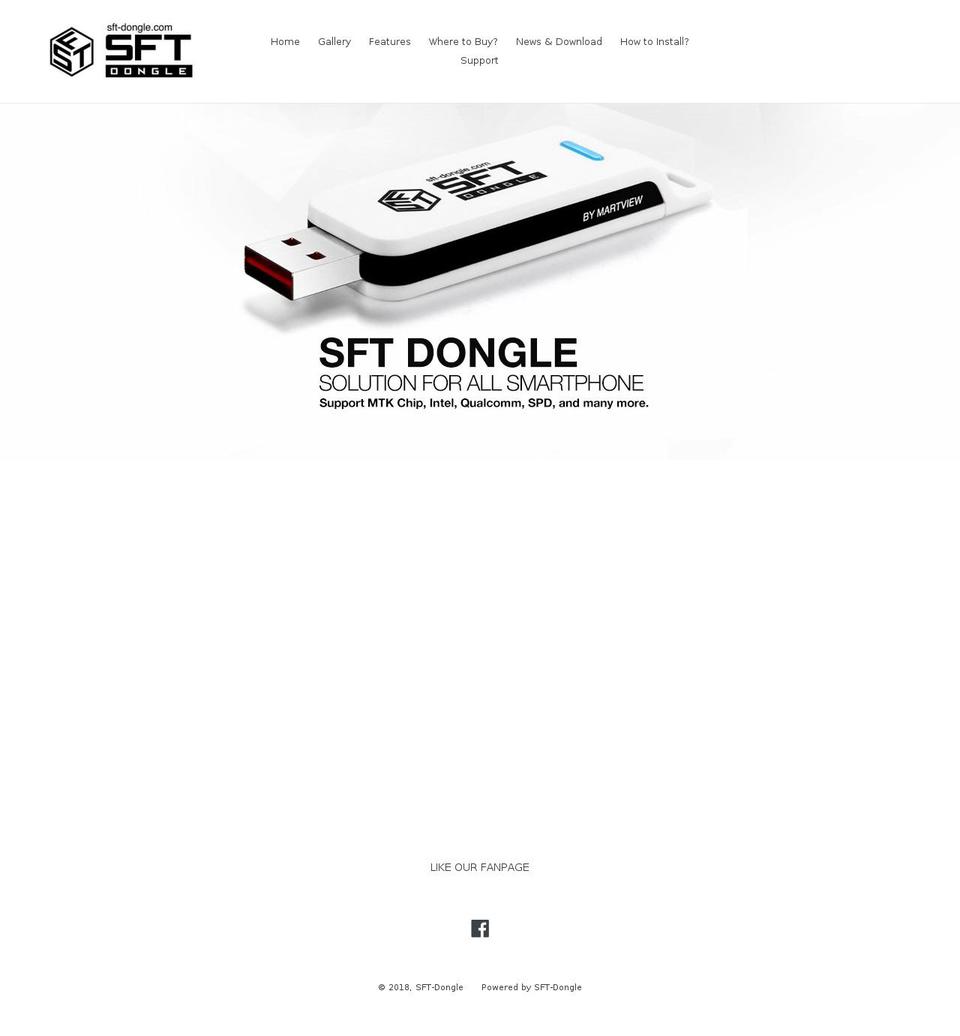 sft-dongle.com — Shopify storefront screenshot